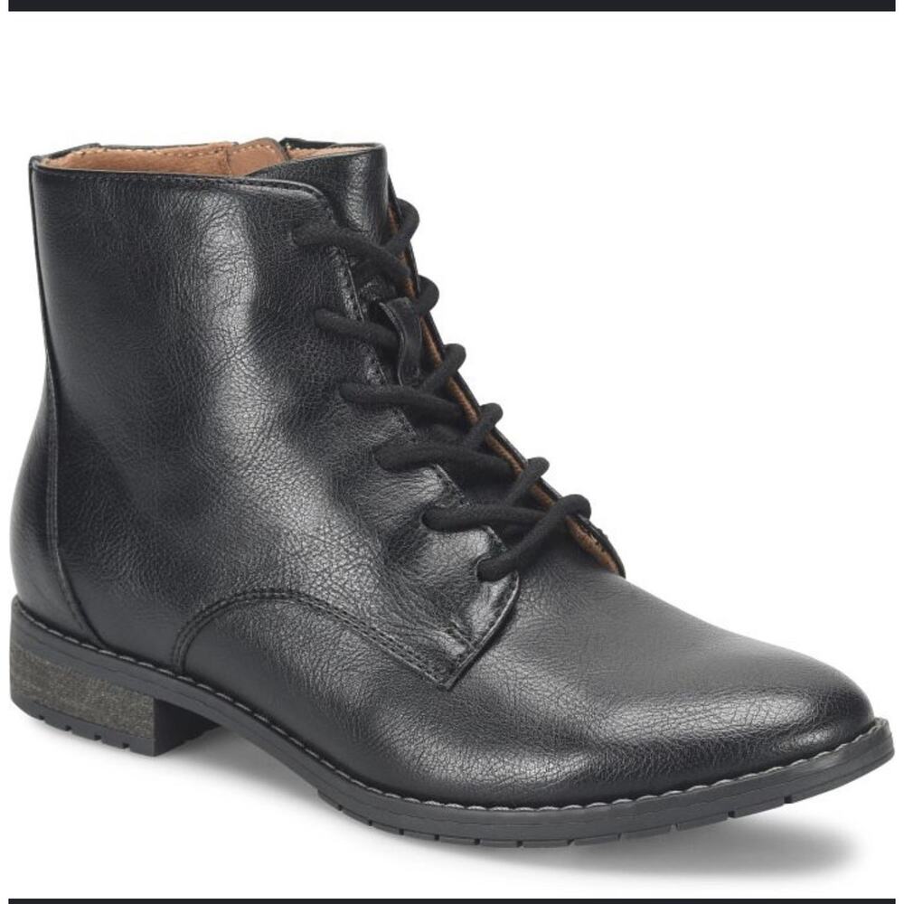 Eurosoft Side Zip Ankle Boots Black Size 9